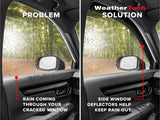 WeatherTech WeatherTech Matte Black Front and Rear Side Window Deflectors Fits -23-27 F-250 F-350 F-450 F-550 - 801025IMB-81765IMB | 801025IMB-81765IMB